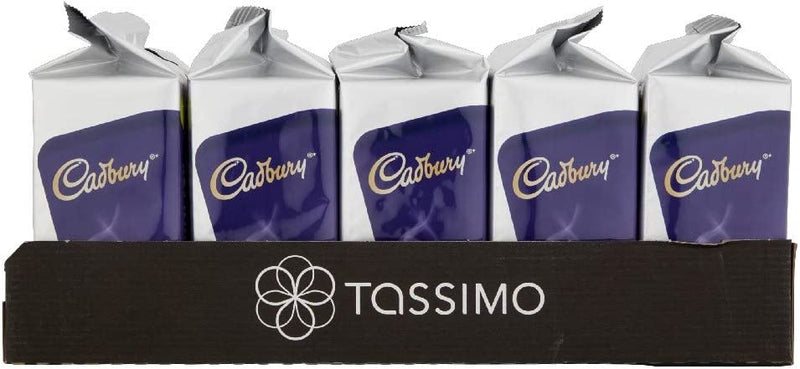 Tassimo Cadbury Hot Chocolate Pods (Pack of 5, Total 40 Coffee Capsules)