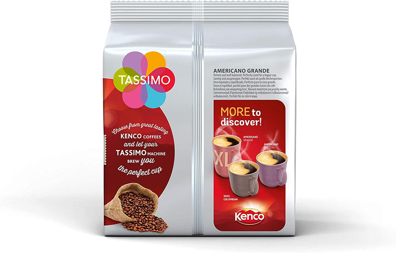 Tassimo Kenco Americano Grande Coffee Pods - 10 Packs (160 Drinks)