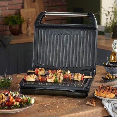 George Foreman Large Grey Steel Grill 25051