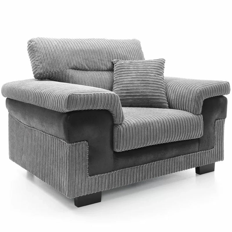 Samson Corded Fabric Armchair