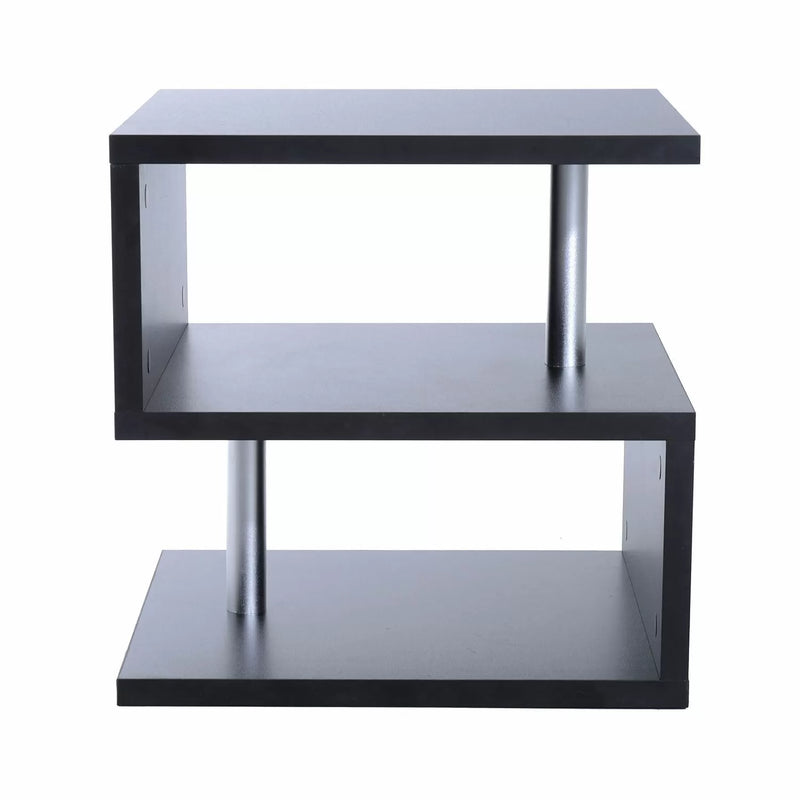 S-Shape Cube Side Table - Black or White