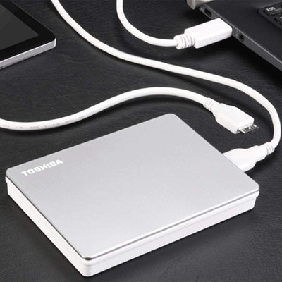 Toshiba 4TB Canvio Portable Flex External Hard Drive for Mac,Windows PC and Tablet,USB 3.2. Gen 1, includes USB-C and USB-A Cable (HDTX140ESCAA)