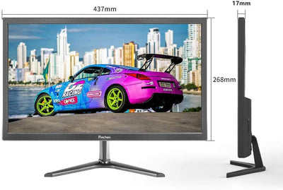 Prechen 19 Inch PC Monitor, 1440x900, 60Hz, Computer Monitor with HDMI & VGA Interface, 5ms, Brightness 250 cd/m², Dual Built-in Speakers for PS3 PS4