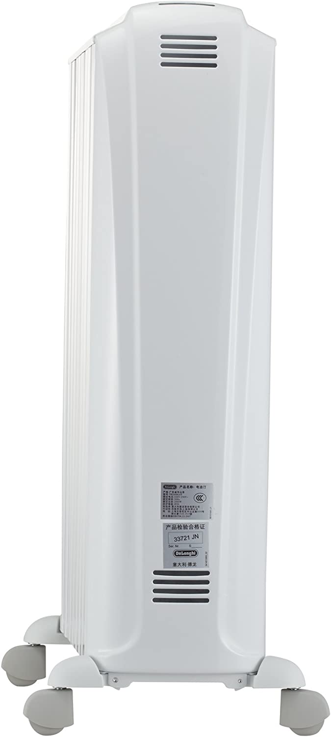 De Longhi Dragon 4 TRD40820T Oil Filled Radiator White Infyniti