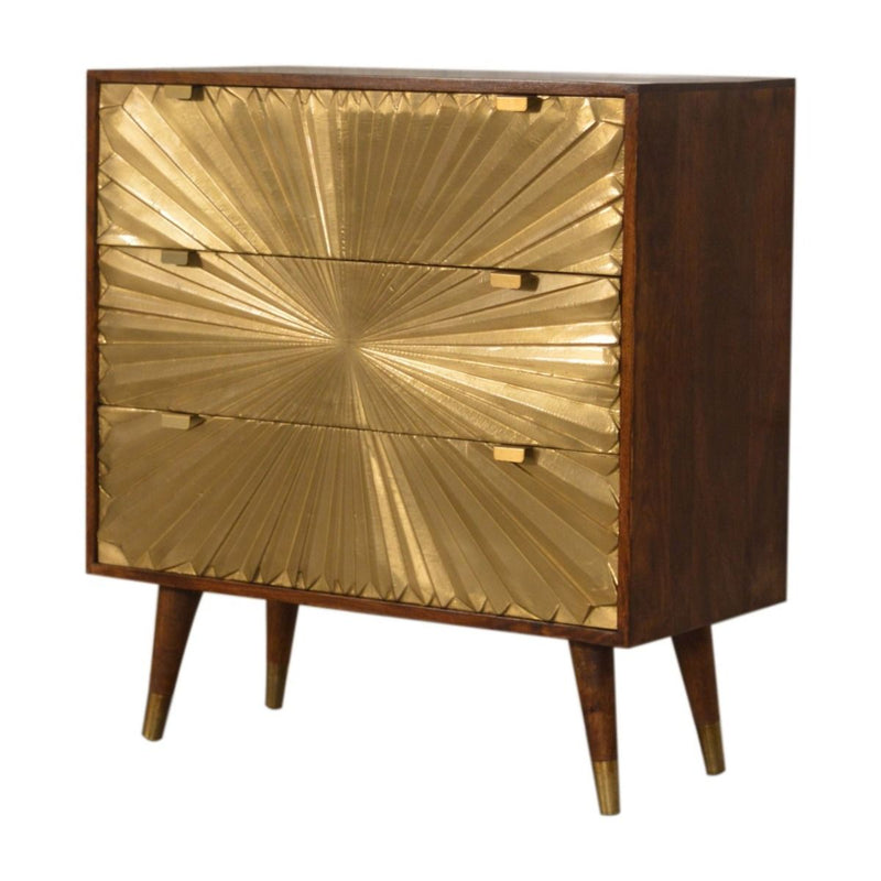 Manila Gold Chest of Drawers