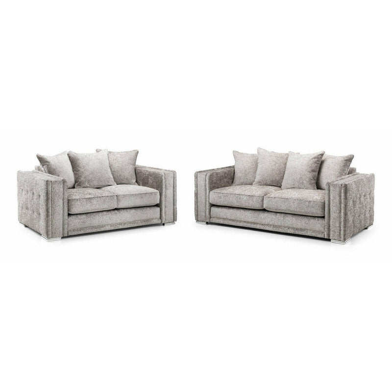 Midas Truffle Grey 2 & 3 Seater Sofa