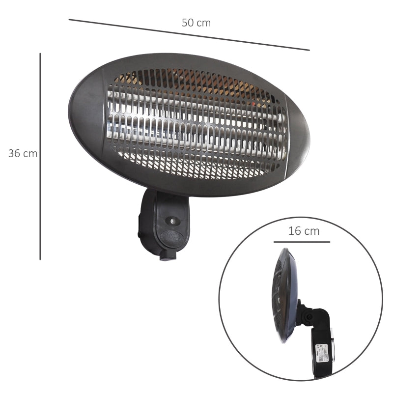 Wall Mount Electric Infrared Patio Heater