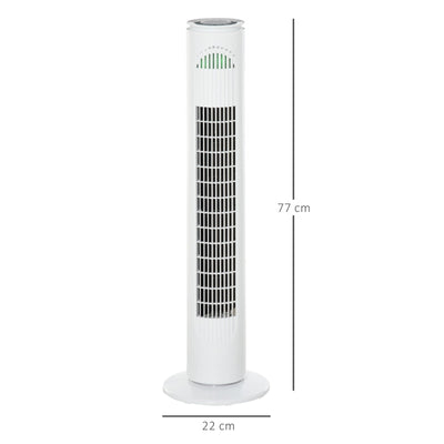 30'' Freestanding Tower Fan, White