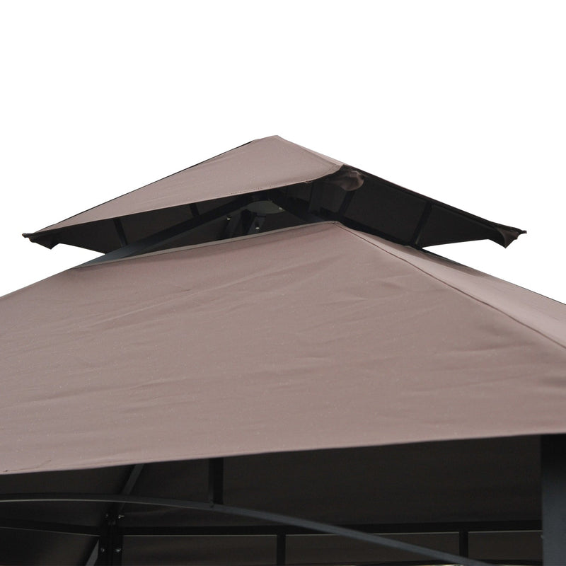 Outsunny 250L x 150W cm Waterproof Canopy Awing-Coffee