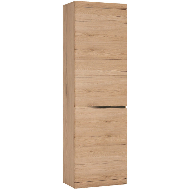 Kensington Oak Tall Narrow 2 Door Cupboard