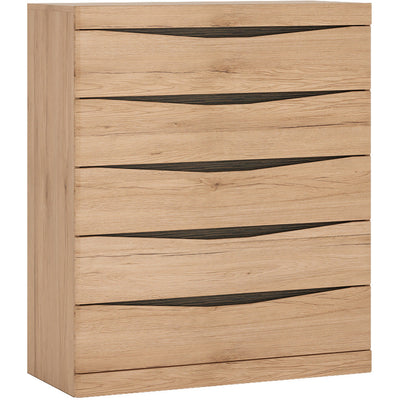 Kensington Oak 5 Drawer Chest