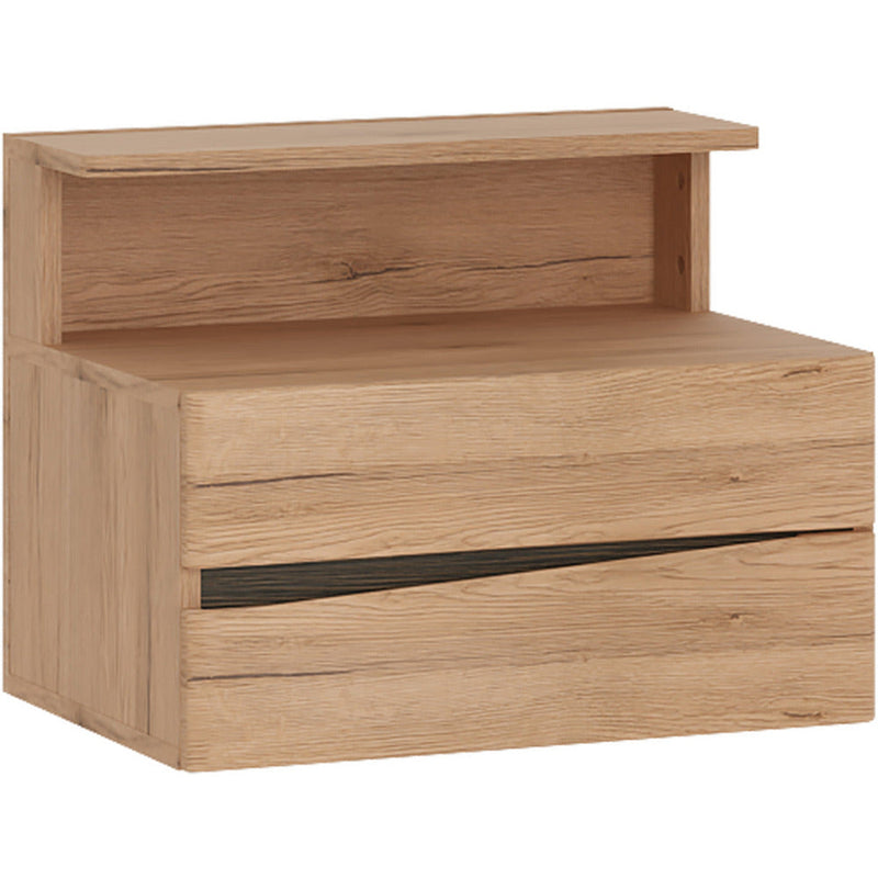 Kensington Oak 2 Drawer RH Bedside Cabinet