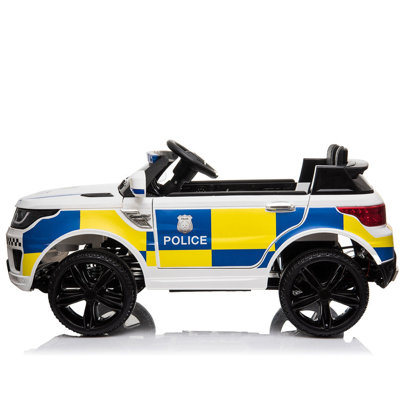 Dual Drive 12V 7A.h Police Car with 2.4G Remote Control White 47331340