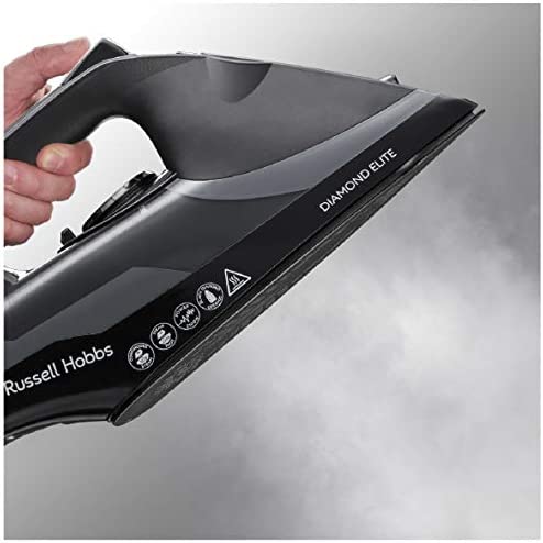 Russell Hobbs 27000 Steam Iron, 3100 W, 350 milliliters, Black