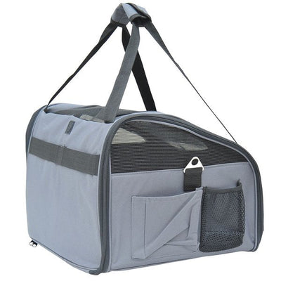 41Lx34Wx30H Cm Pets Carrier Folding Bag - Grey