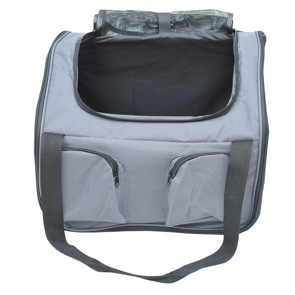 41Lx34Wx30H Cm Pets Carrier Folding Bag - Grey