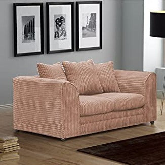 Hannah Jumbo Cord Fabric 2 SEATER Sofa Set Corduroy Material