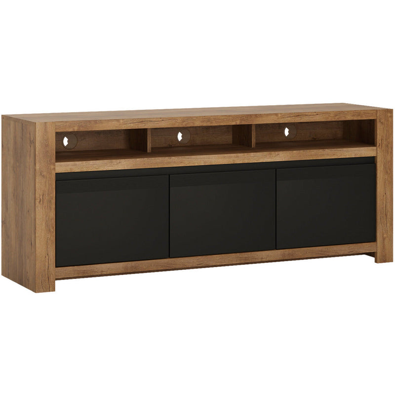 Havana Lefkas Oak 2 Door 1 Drawer TV Unit