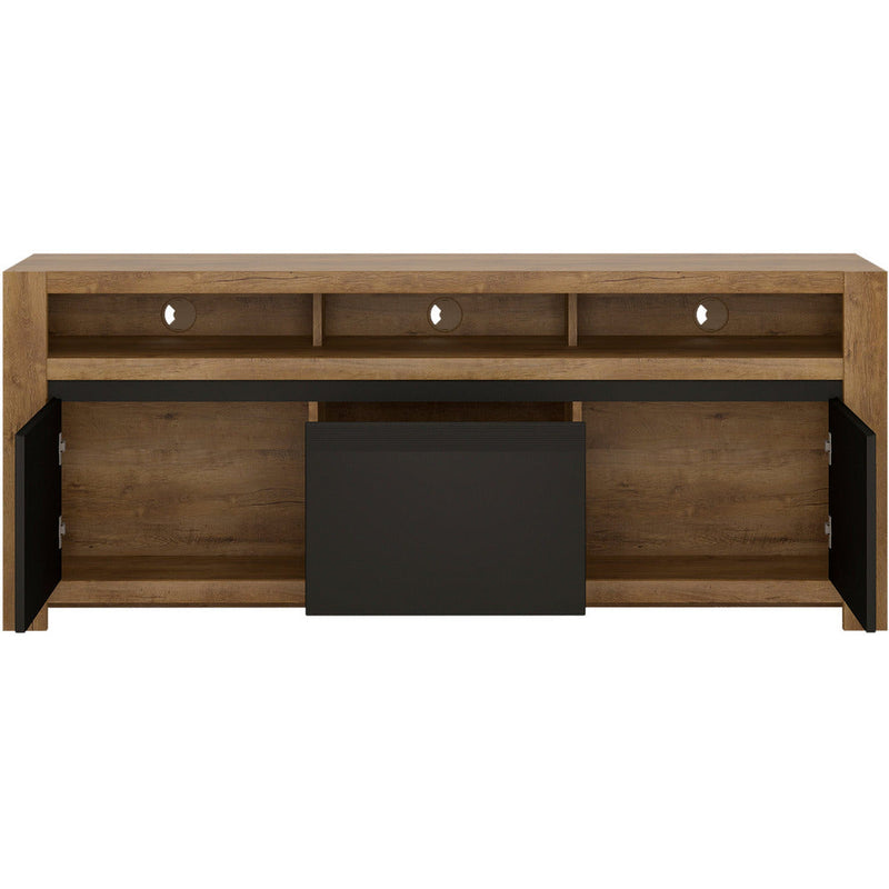 Havana Lefkas Oak 2 Door 1 Drawer TV Unit