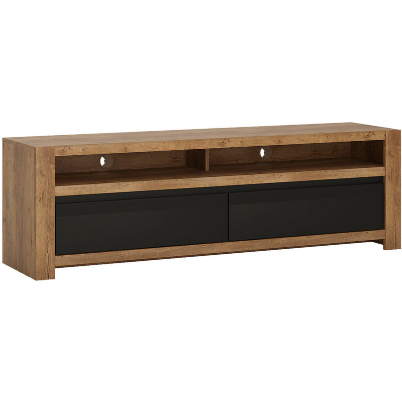 Havana Lefkas Oak 2 Drawer TV Unit