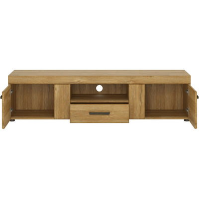 Cortina Grandson Oak 2 Door 1 Drawer Wide TV Unit