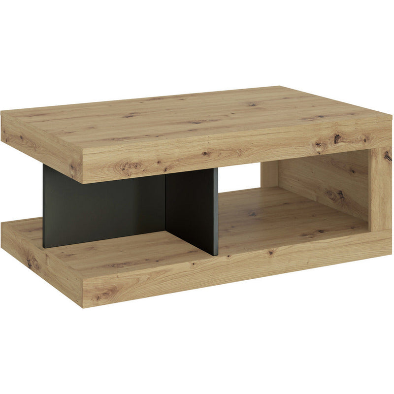 Luci White Oak & Platinum Oak Coffee Table