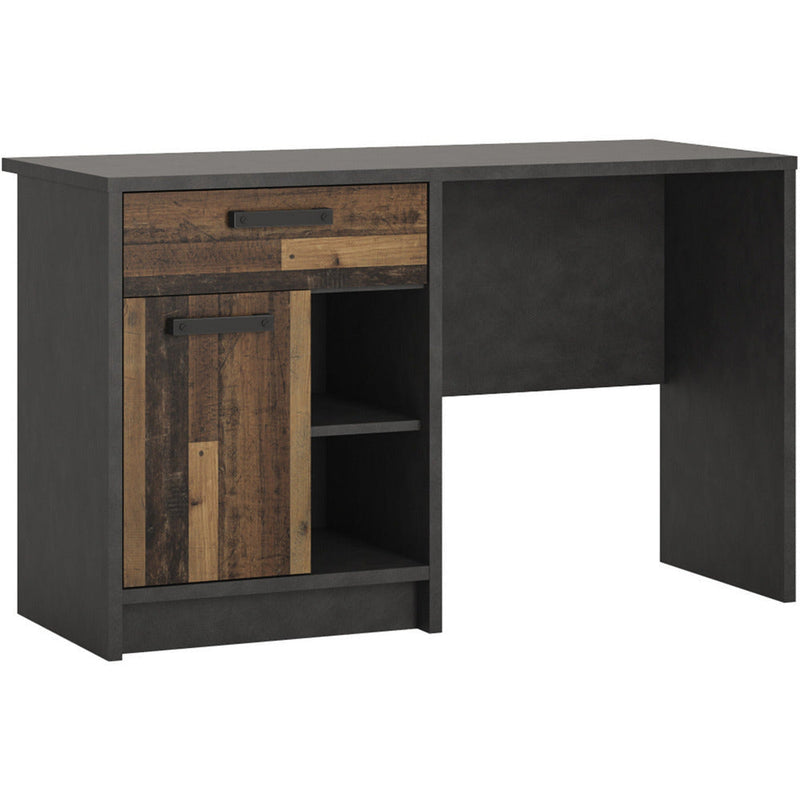 Brock Walnut 1 Door 1 Drawer Desk