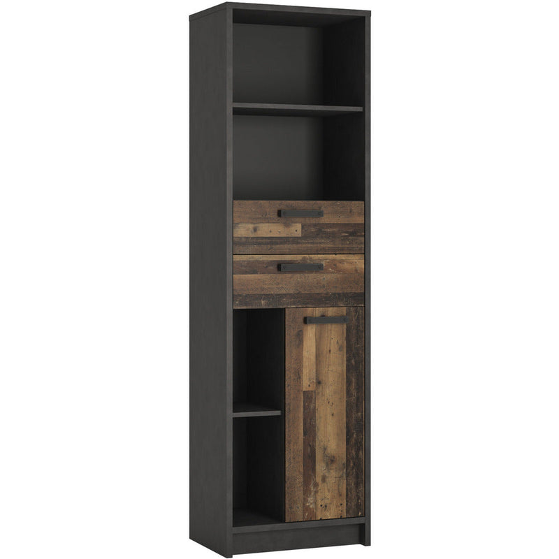 Brock Walnut Tall Bookcase