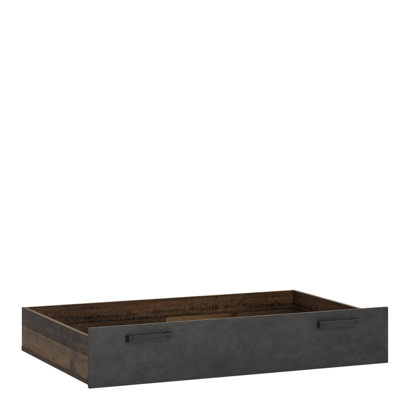 Brooklyn Underbed Drawer in Walnut and Dark Matera Grey 4430974