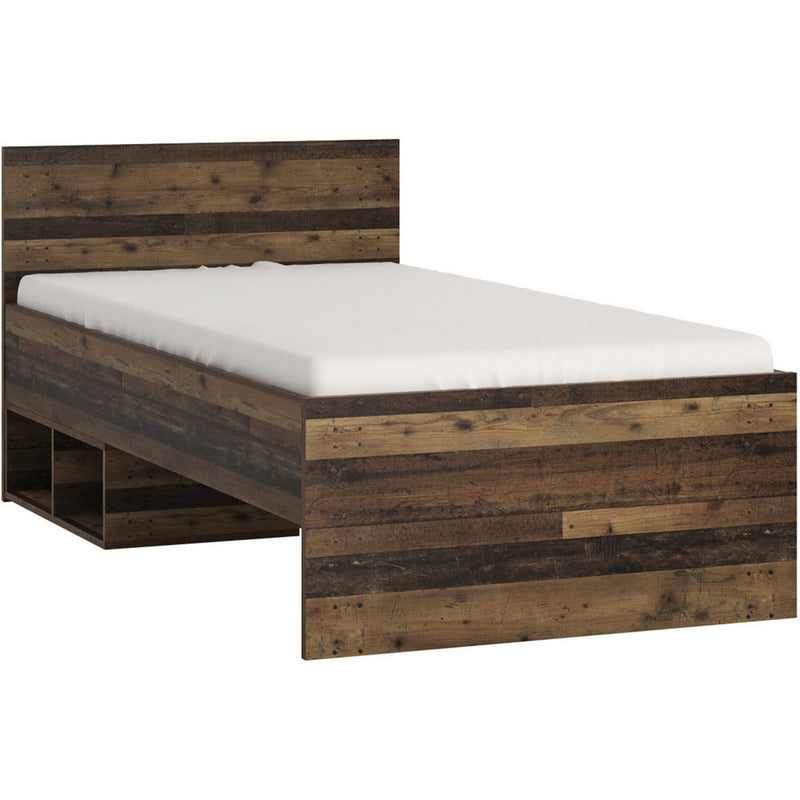 Brock Walnut Single Bed