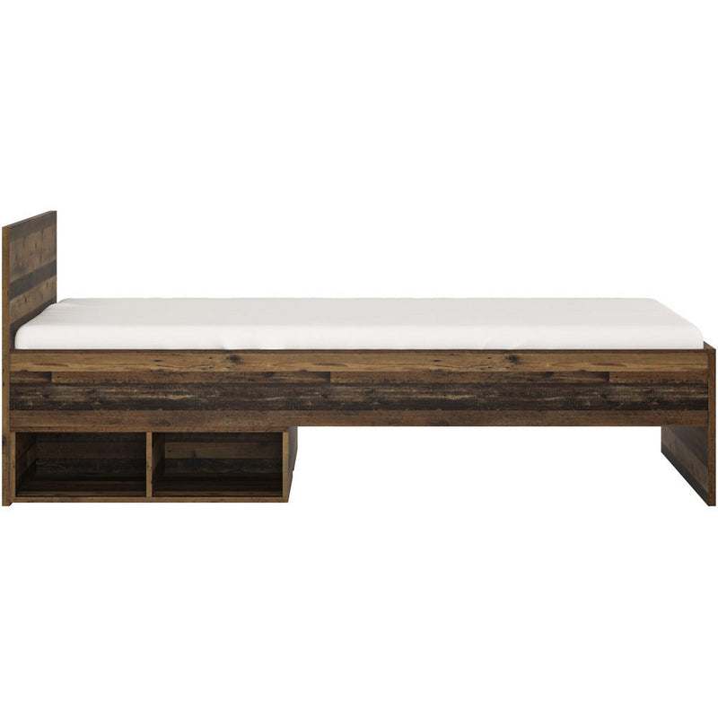 Brock Walnut Single Bed