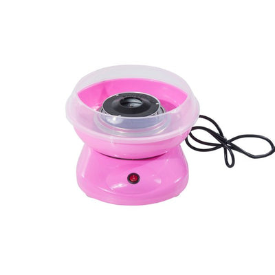 450W Portable Mini Stainless Steel Electric Cotton Candy Maker Candy Floss Machine - Pink