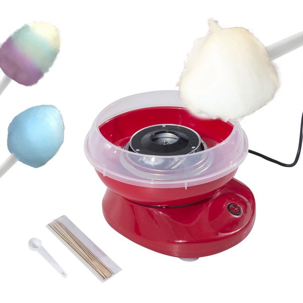 450W Stainless Steel Electric Candy Floss Machine Red