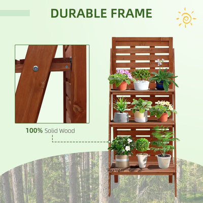 Three-Tier Plant Stand, Outdoor Indoor Organiser