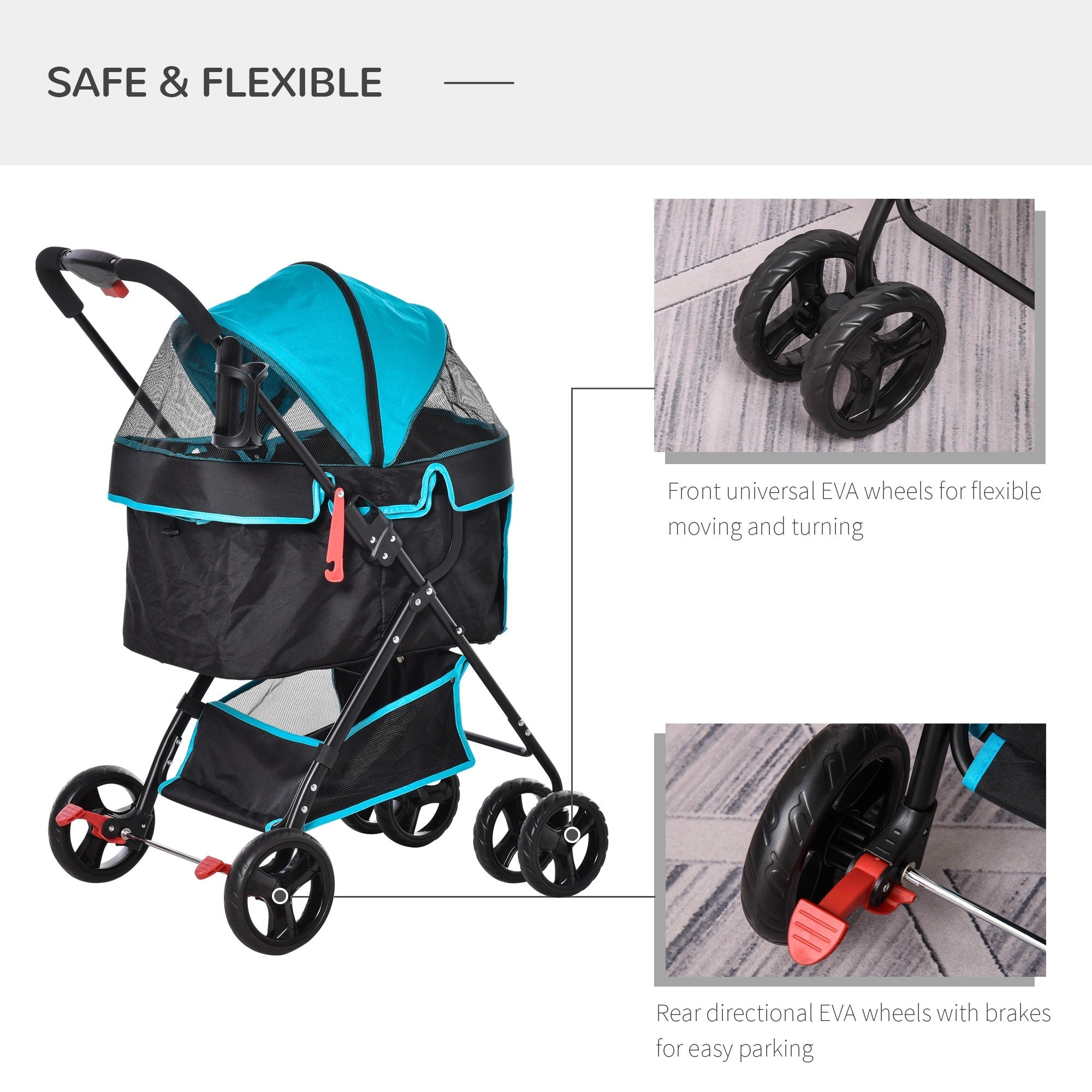 Eva hot sale wheels stroller