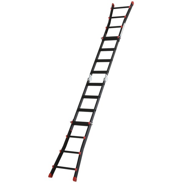 4M Aluminium Telescopic Extendable Ladder W/ Non-Slip Feet