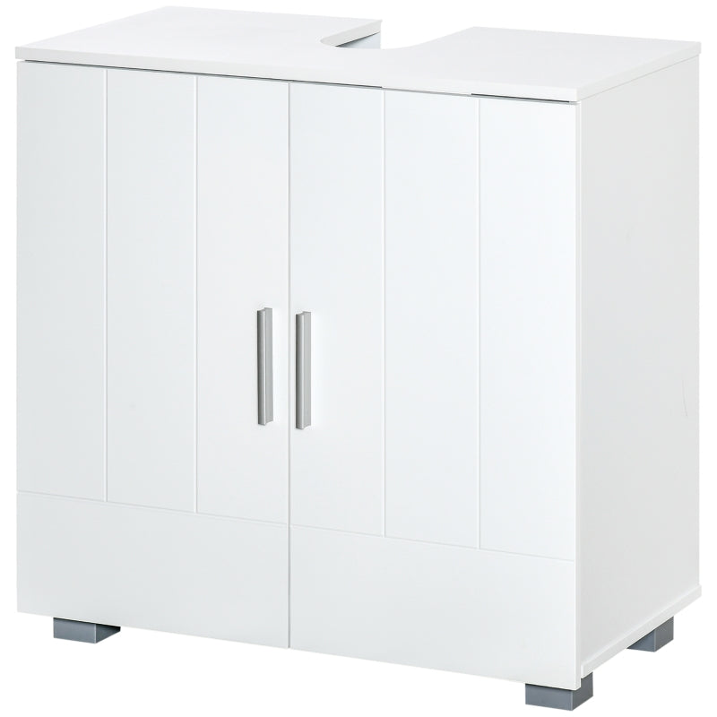 Pedestal Under Sink Cabinet, White