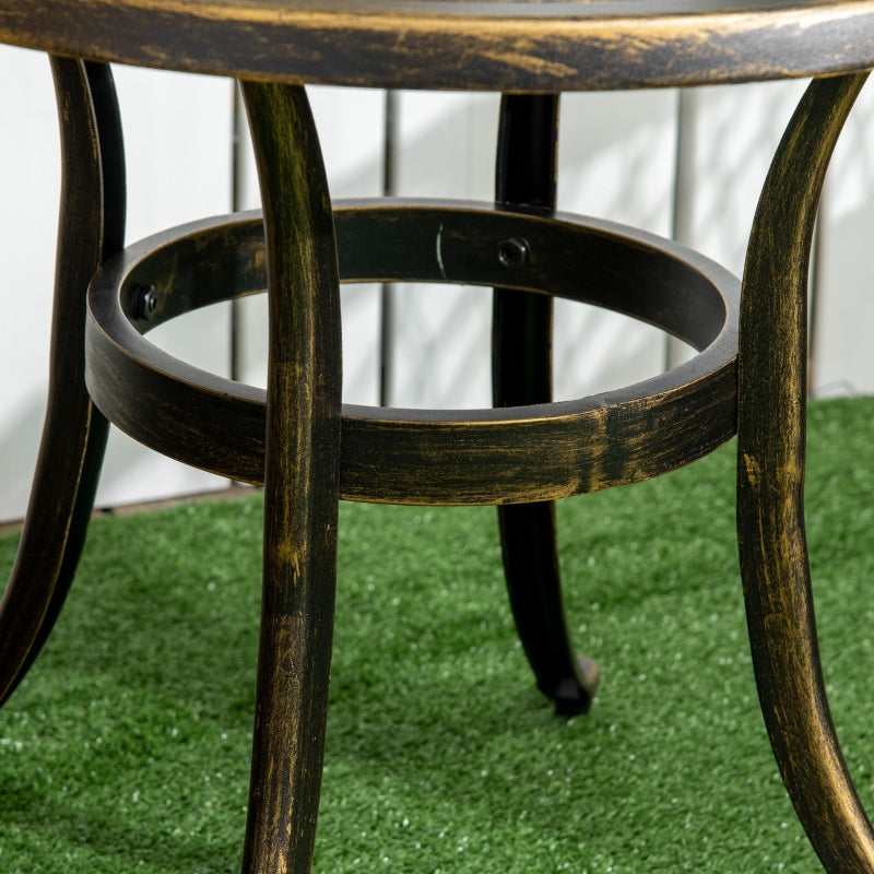 Industrial Side Table- Bronze