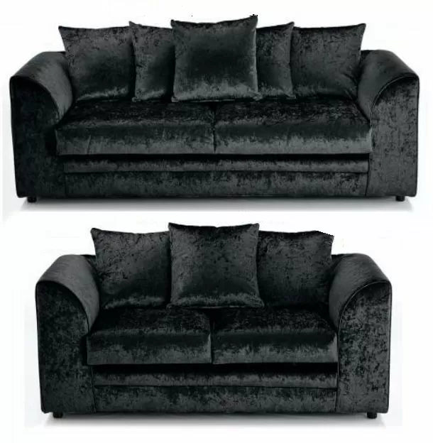 Crushed velvet deals sofa 2 seater