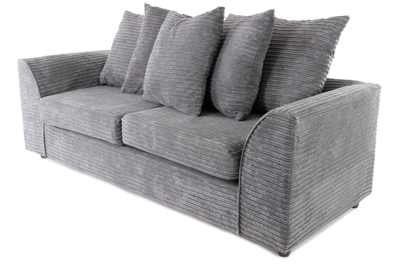 Byron 3 + 2 Seater Sofa Set - Grey Cord