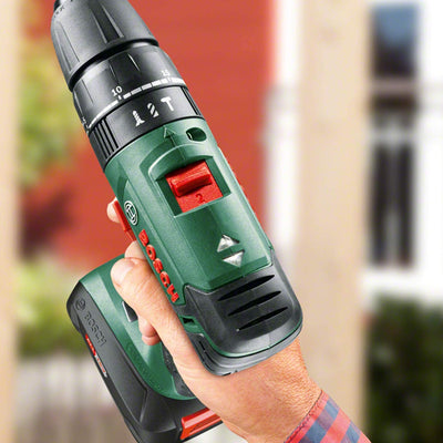 Bosch Home and Garden Cordless Combi Drill PSB 1800 LI-2 (2 batteries, 18 Volt System, in carrying case)