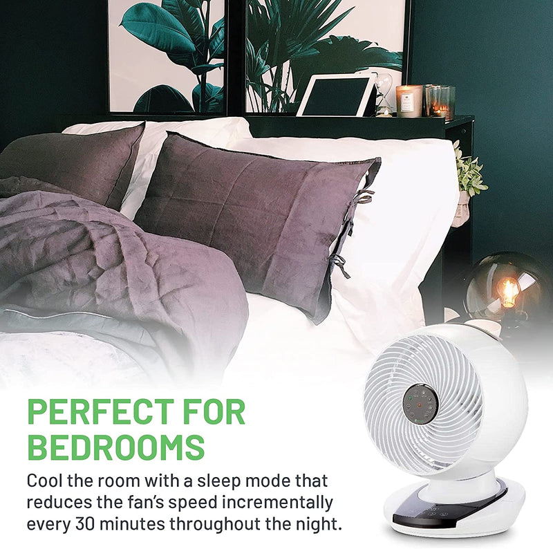 Meaco MeacoFan 1056 Air Circulator Award-winning, super-quiet, energy-efficient desk fan for bedroom and general home use [Energy Class A]