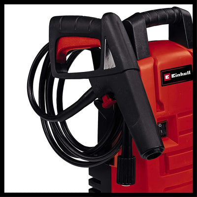 Einhell TC-HP 90 Pressure Washer | 1200W Power Washer, 90 bar, 372 l/h | Jet-Wash Kit With 3m High-Pressure Hose, Gun, Lance, Focused Wide Jet Nozzles