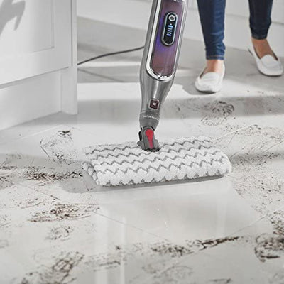 Shark Klik n' Flip Automatic Steam Mop [S6003UK] 3 Settings, 6m Cord, Bordeaux/Steel Grey