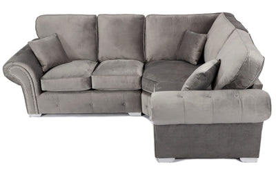 Oakland 2C1 Corner Sofa - Plush Grey