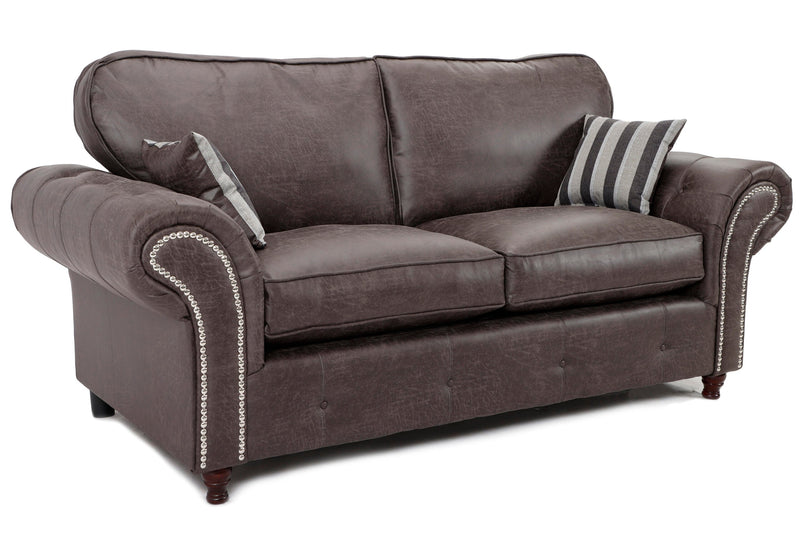 Oakland 3+2 Seater Plush Sofa Set - Charcoal