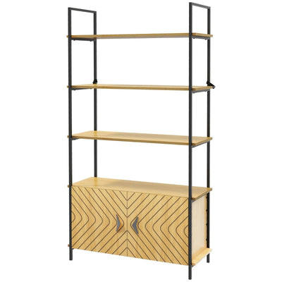 Bookcase 4-Tier Storage Shelf