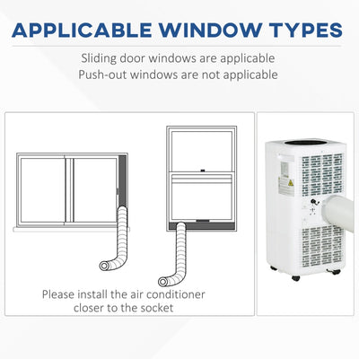 4-In-1 10000 BTU Air Conditioner Portable AC Unit