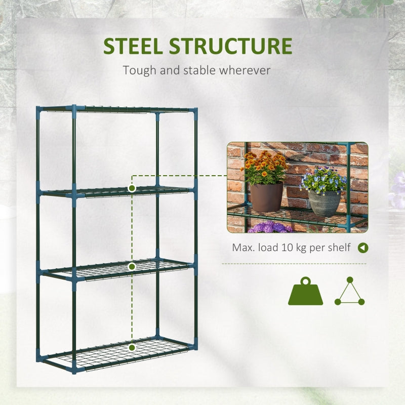 Modern Plant Stand Set Of 2- Green