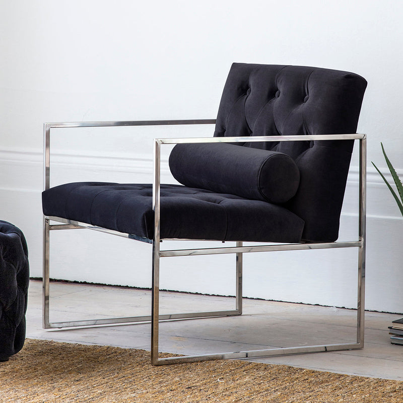 Tennison Velvet Armchair